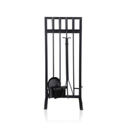 Kaminbesteck 5tlg. Schwarz von Relaxdays