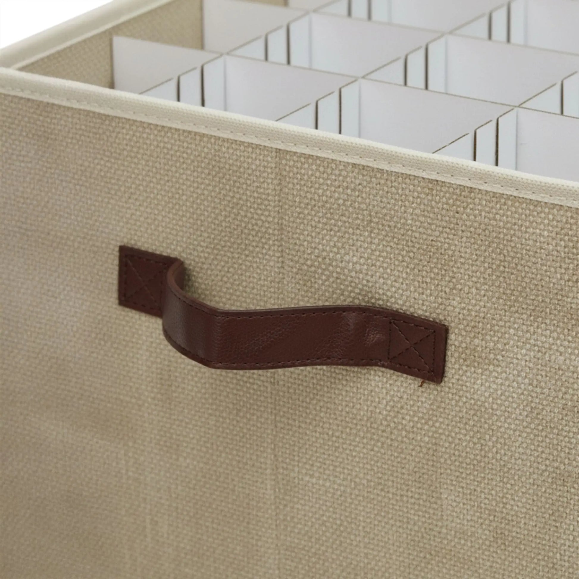 Weihnachtskugel Aufbewahrungsbox Beige-Braun von Relaxdays