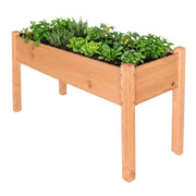 Hochbeet Tannenholz Orange von Relaxdays