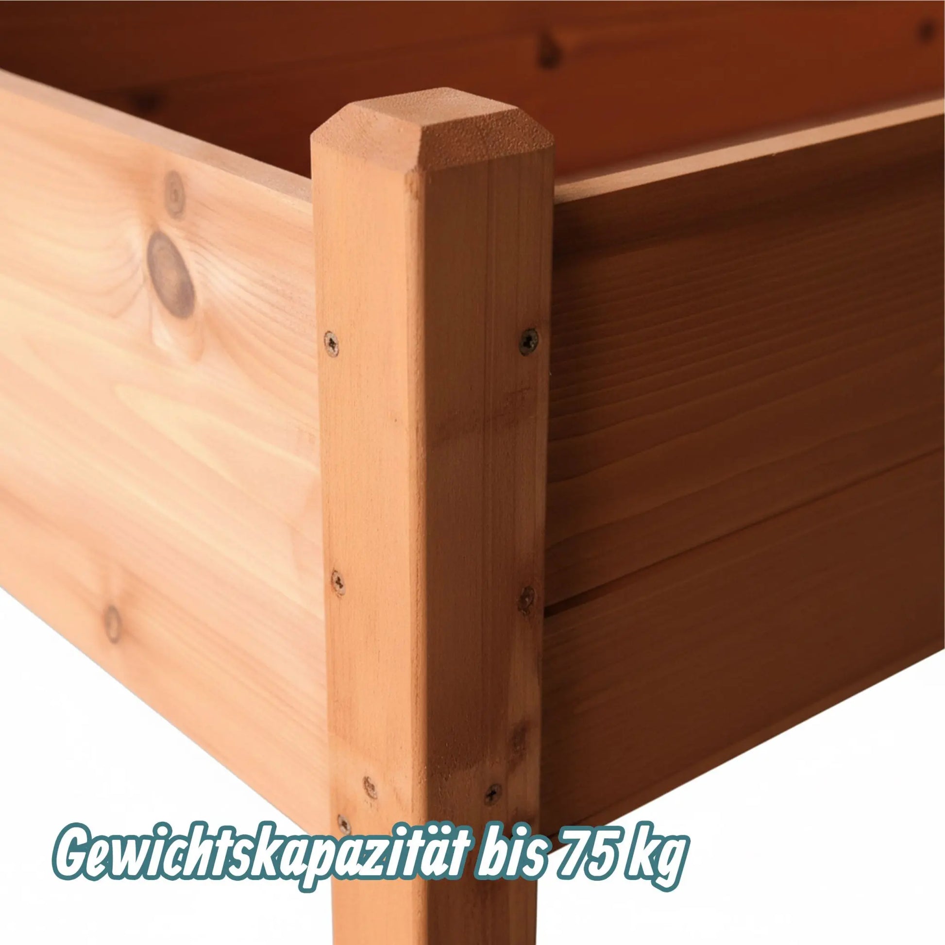 Hochbeet Tannenholz Orange von Relaxdays