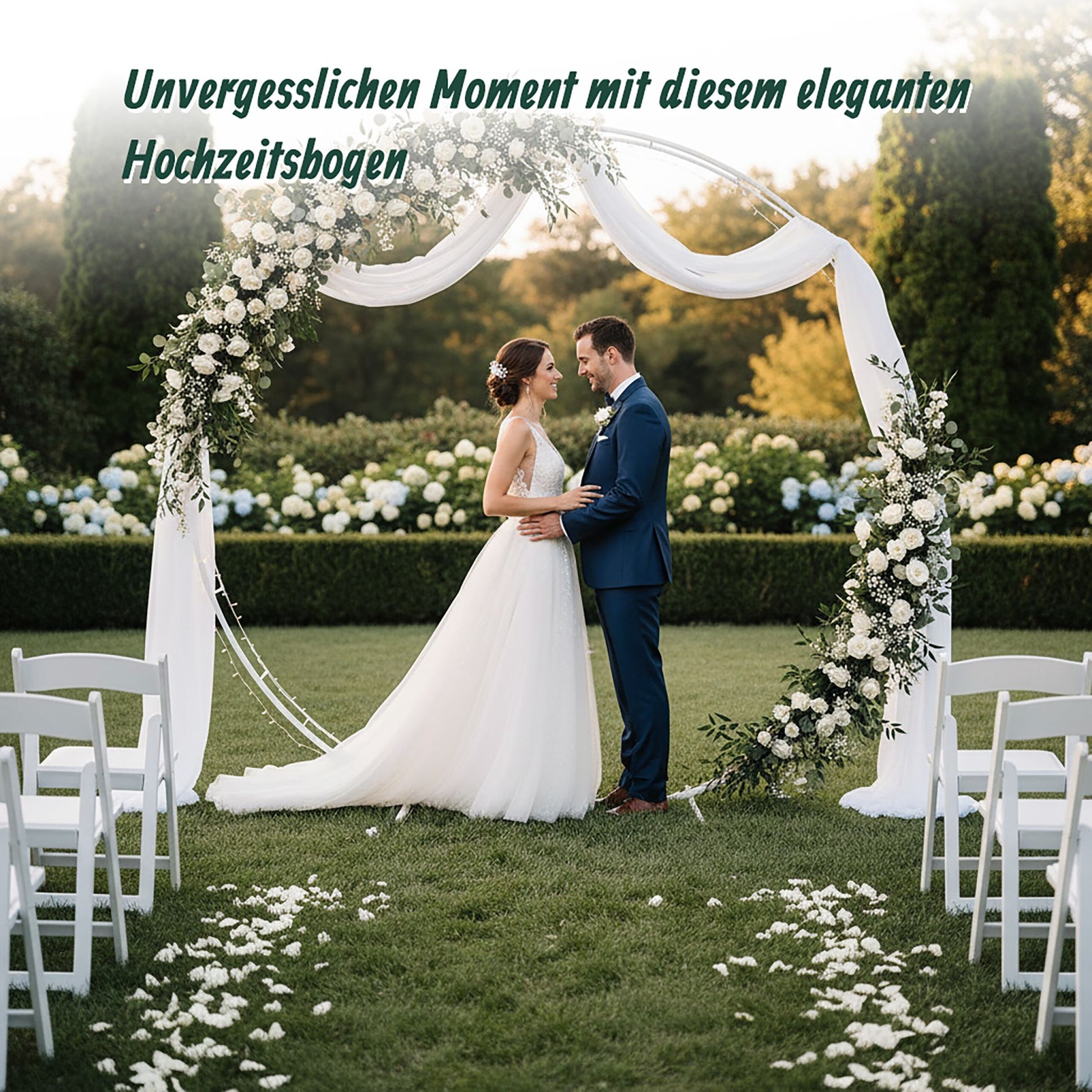 Luftballon Bogen rund Weiss von Relaxdays