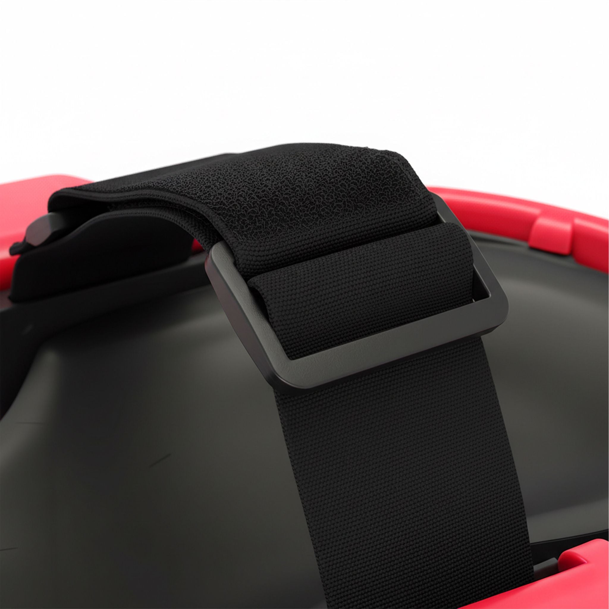 Knieschoner auf Rollen Rot-Schwarz von Relaxdays