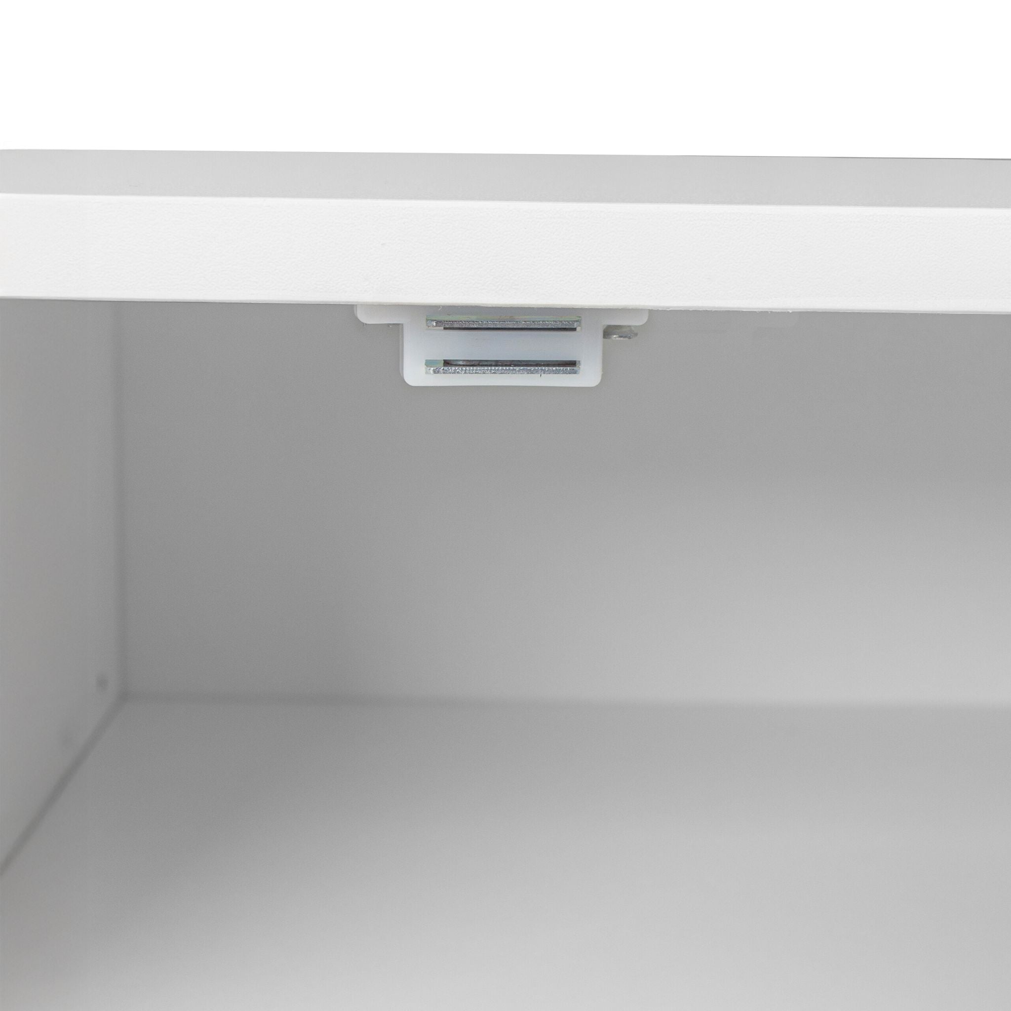 TV Lowboard 6 Fächer Weiss von Relaxdays