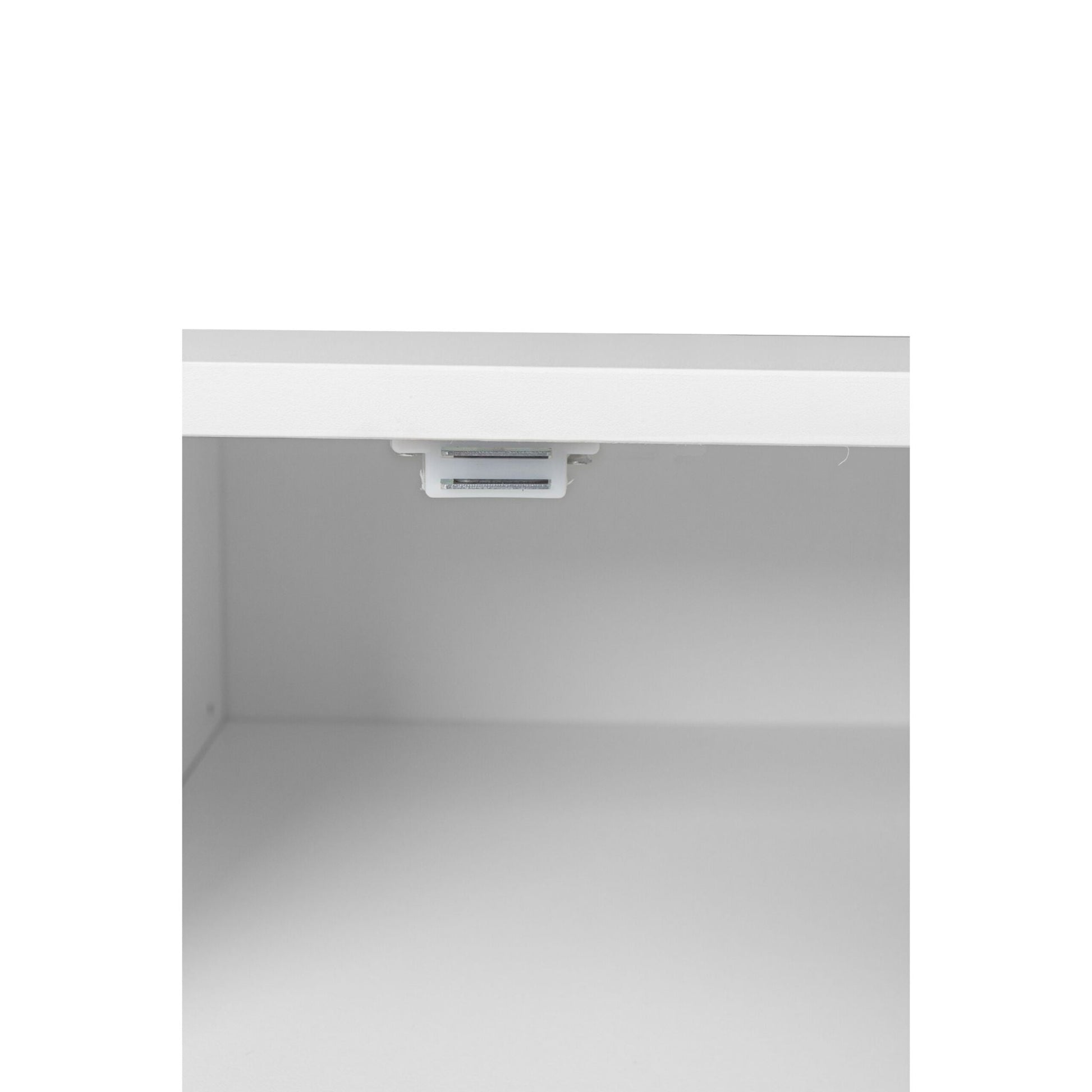 TV Lowboard 6 Fächer Weiss von Relaxdays