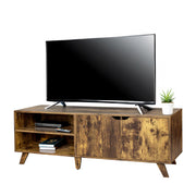 TV Lowboard 6 Fächer Braun von Relaxdays
