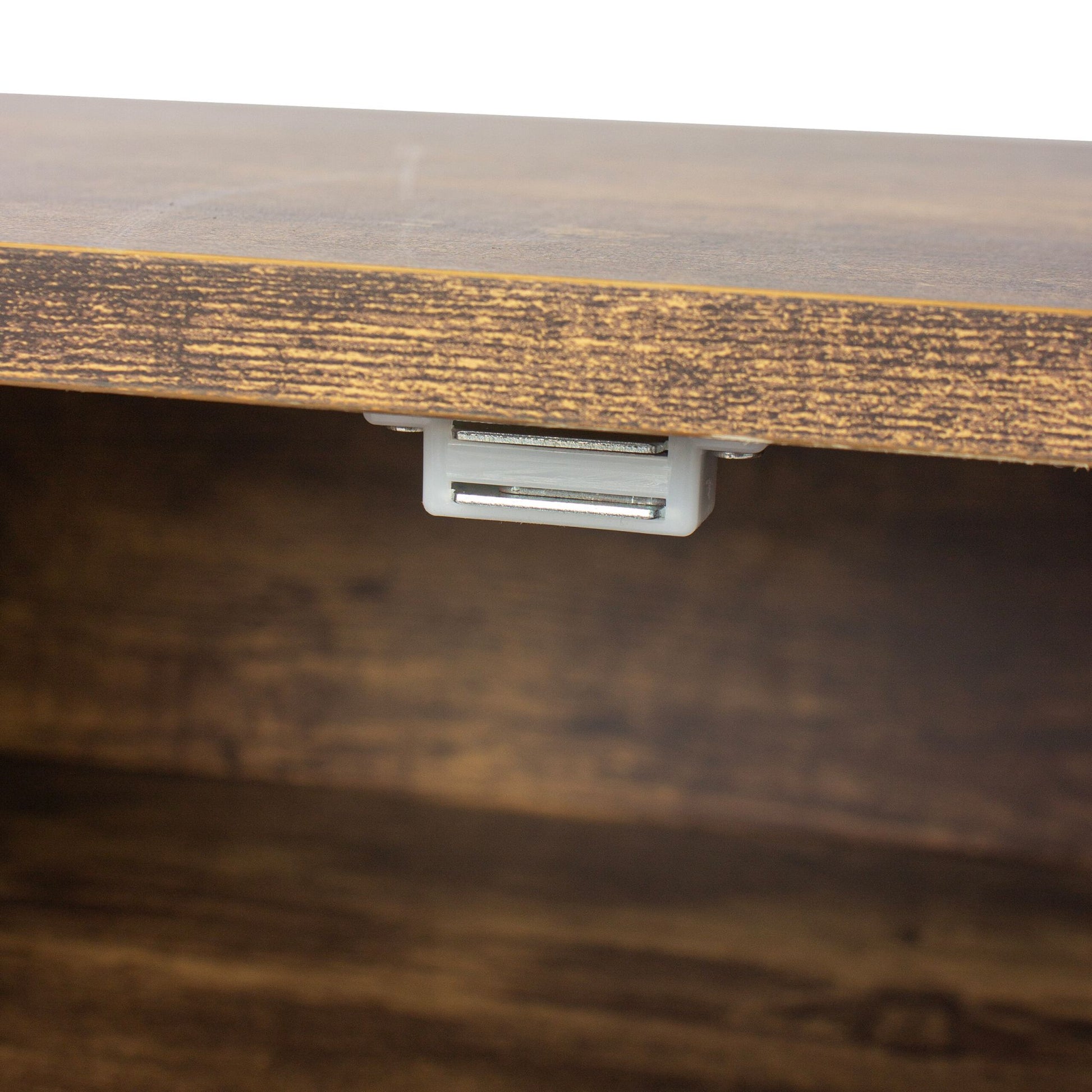 TV Lowboard 6 Fächer Braun von Relaxdays