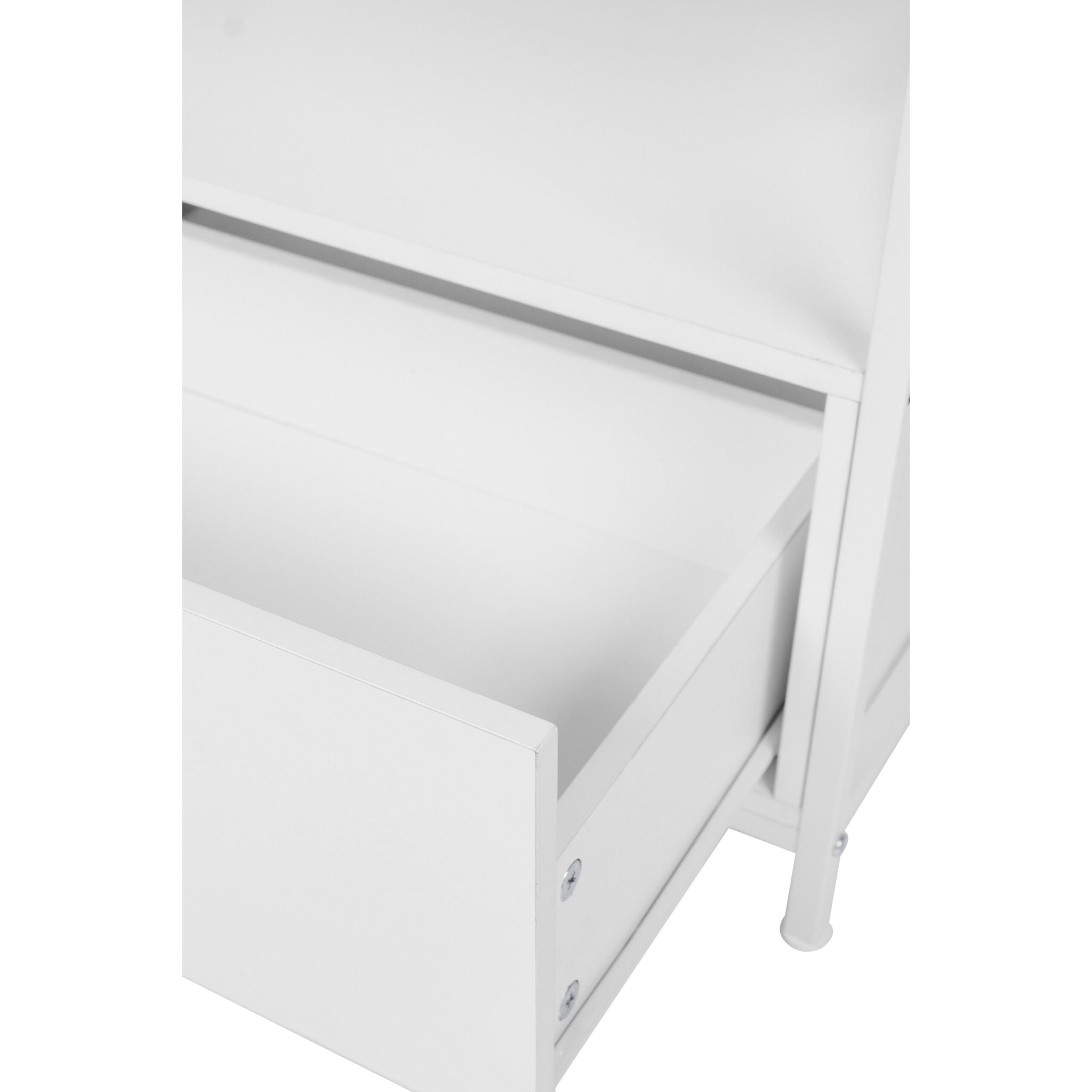 TV Lowboard mit Schubladen Weiss von Relaxdays