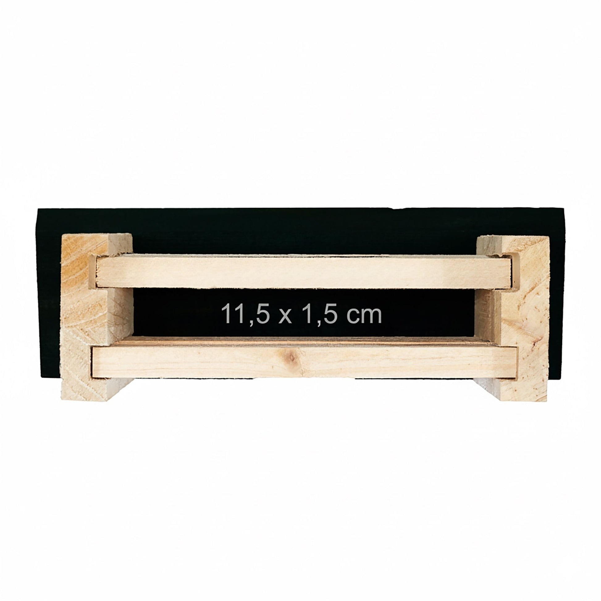 Fledermauskasten 4er-Set Hellbraun-Schwarz von Relaxdays