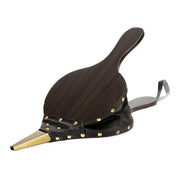 Blasebalg Grill & Kamin Braun-Gold-Schwarz von Relaxdays