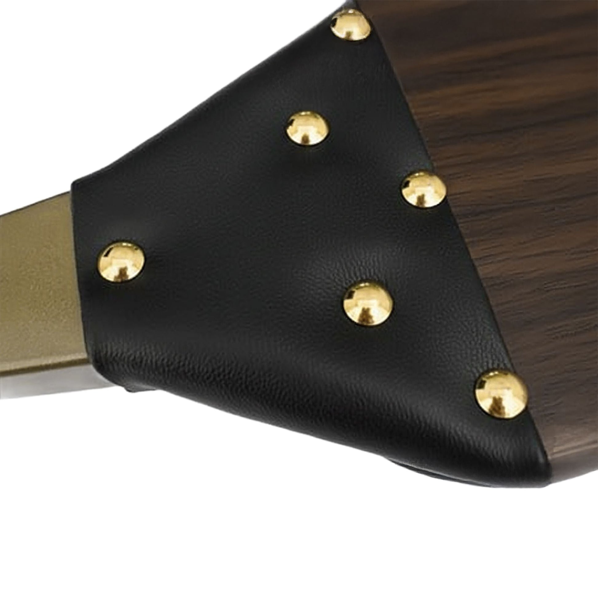 Blasebalg Grill & Kamin Braun-Gold-Schwarz von Relaxdays