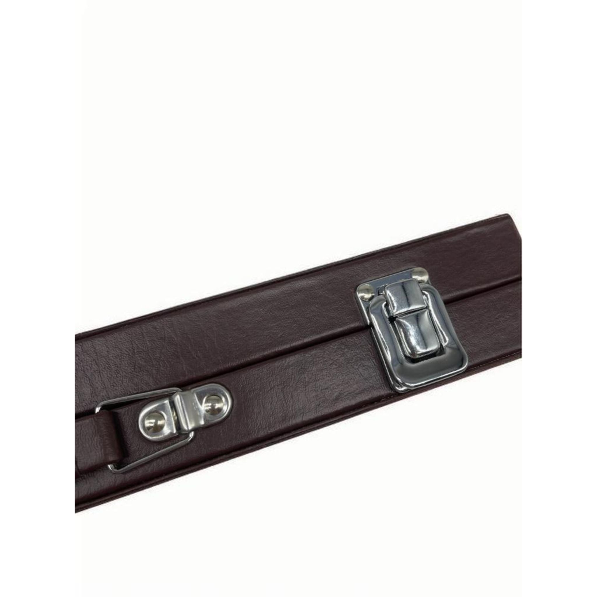 Backgammon Koffer Braun-Silber