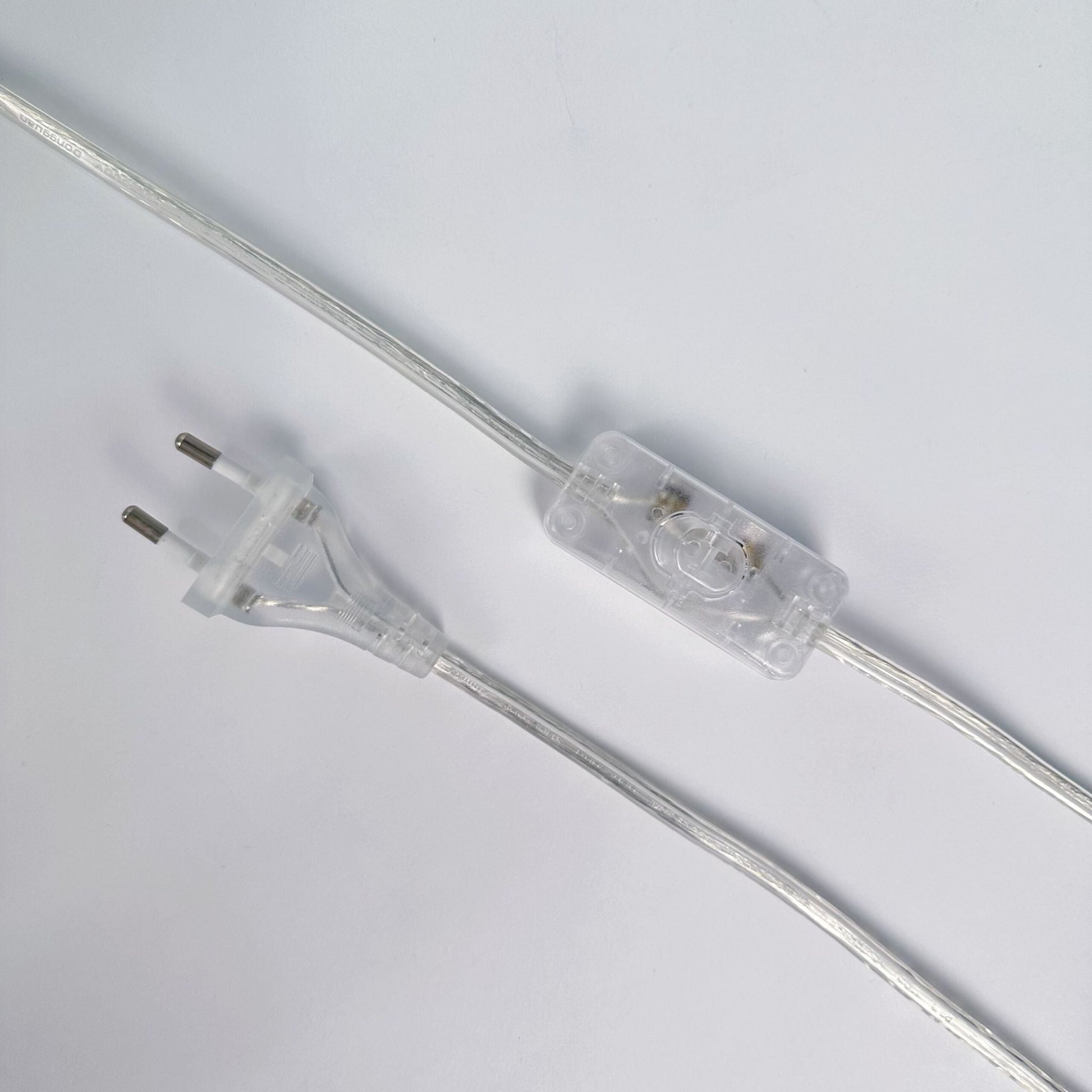 Tischlampe Kristall Stoffschirm Weiss-Silber von Relaxdays