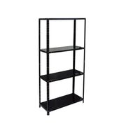 Lagerregal Stahl 160 kg Schwarz von Relaxdays