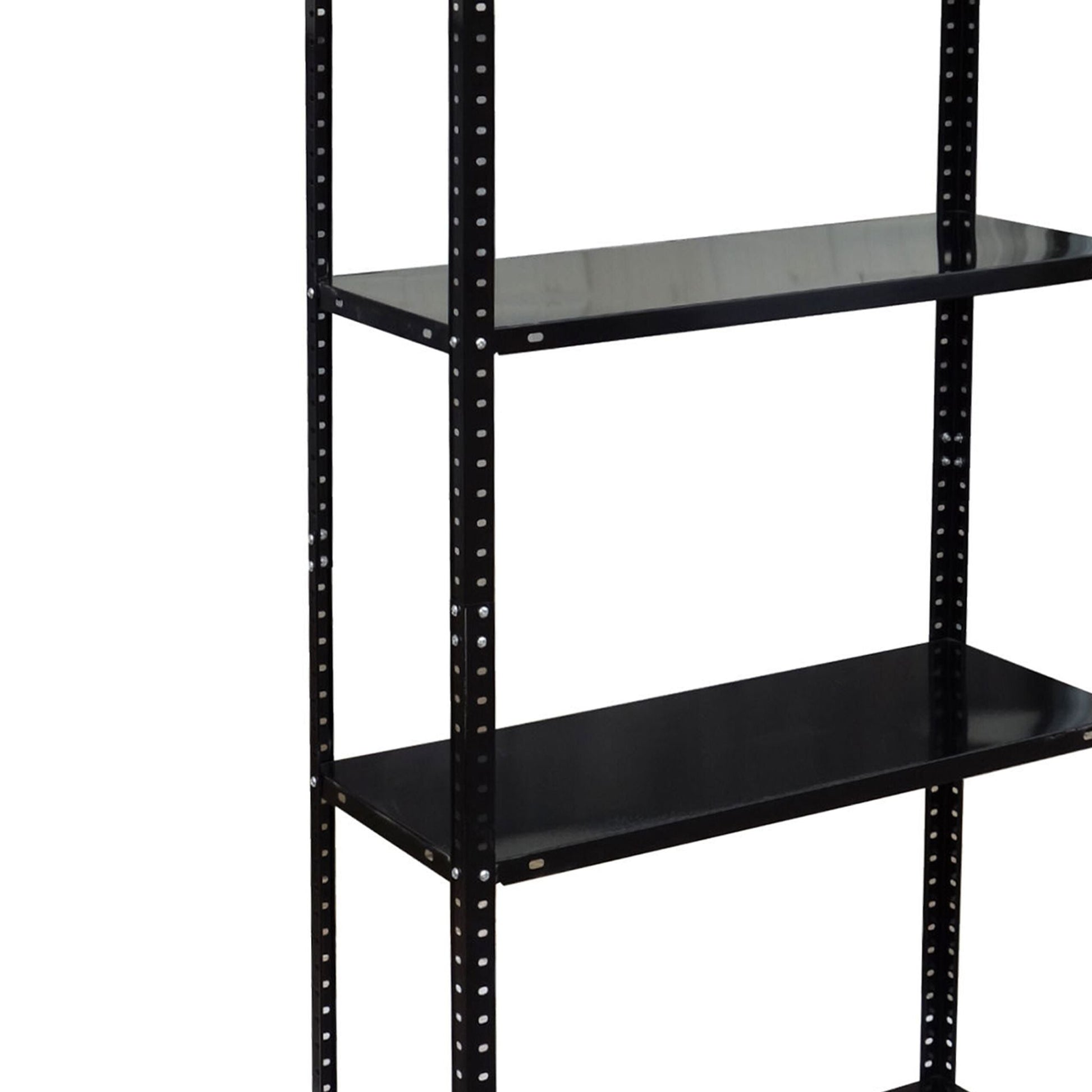 Lagerregal Stahl 160 kg Schwarz von Relaxdays