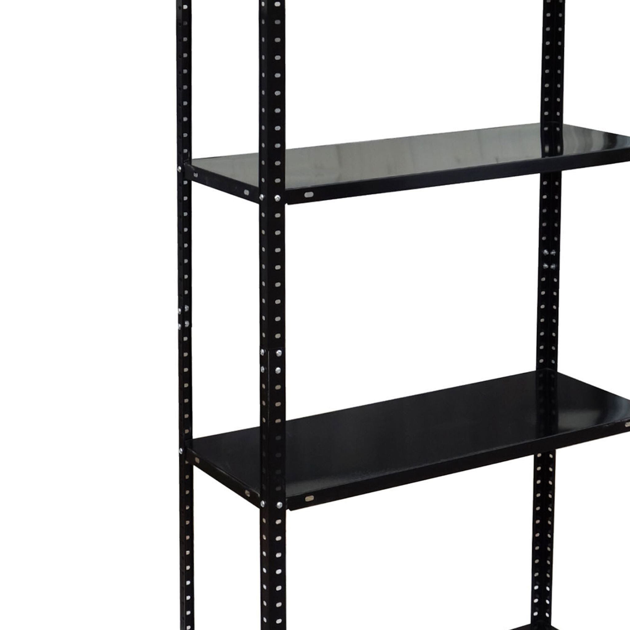 Lagerregal Stahl 160 kg Schwarz von Relaxdays