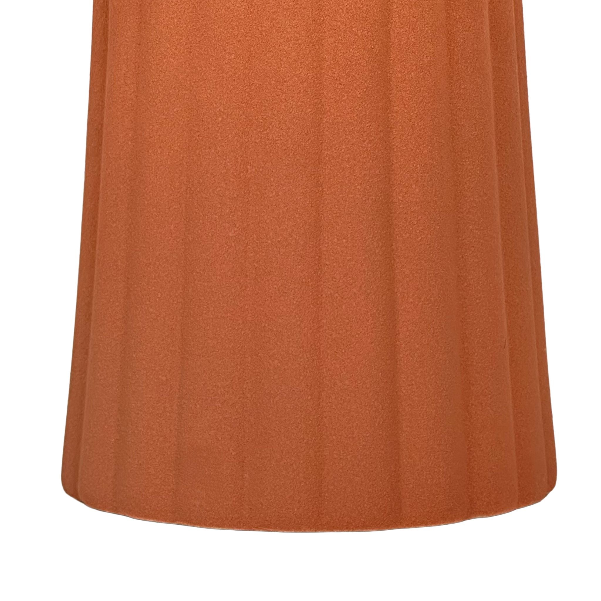Tischlampe mit Keramiksockel Orange von Relaxdays