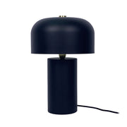 Tischlampe Pilz Schwarz von Relaxdays