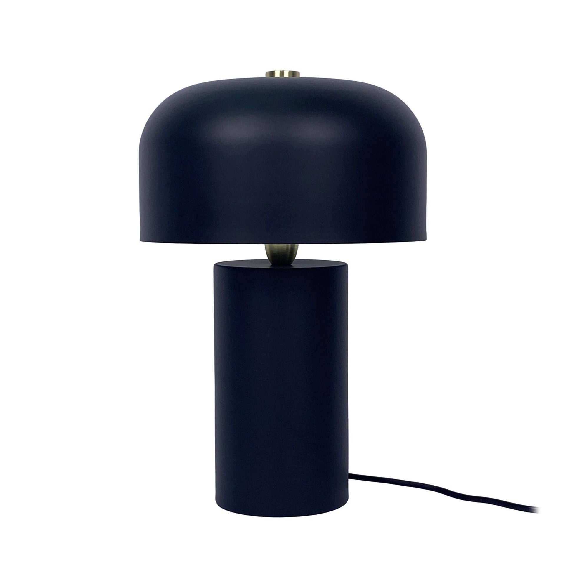 Tischlampe Pilz Schwarz von Relaxdays