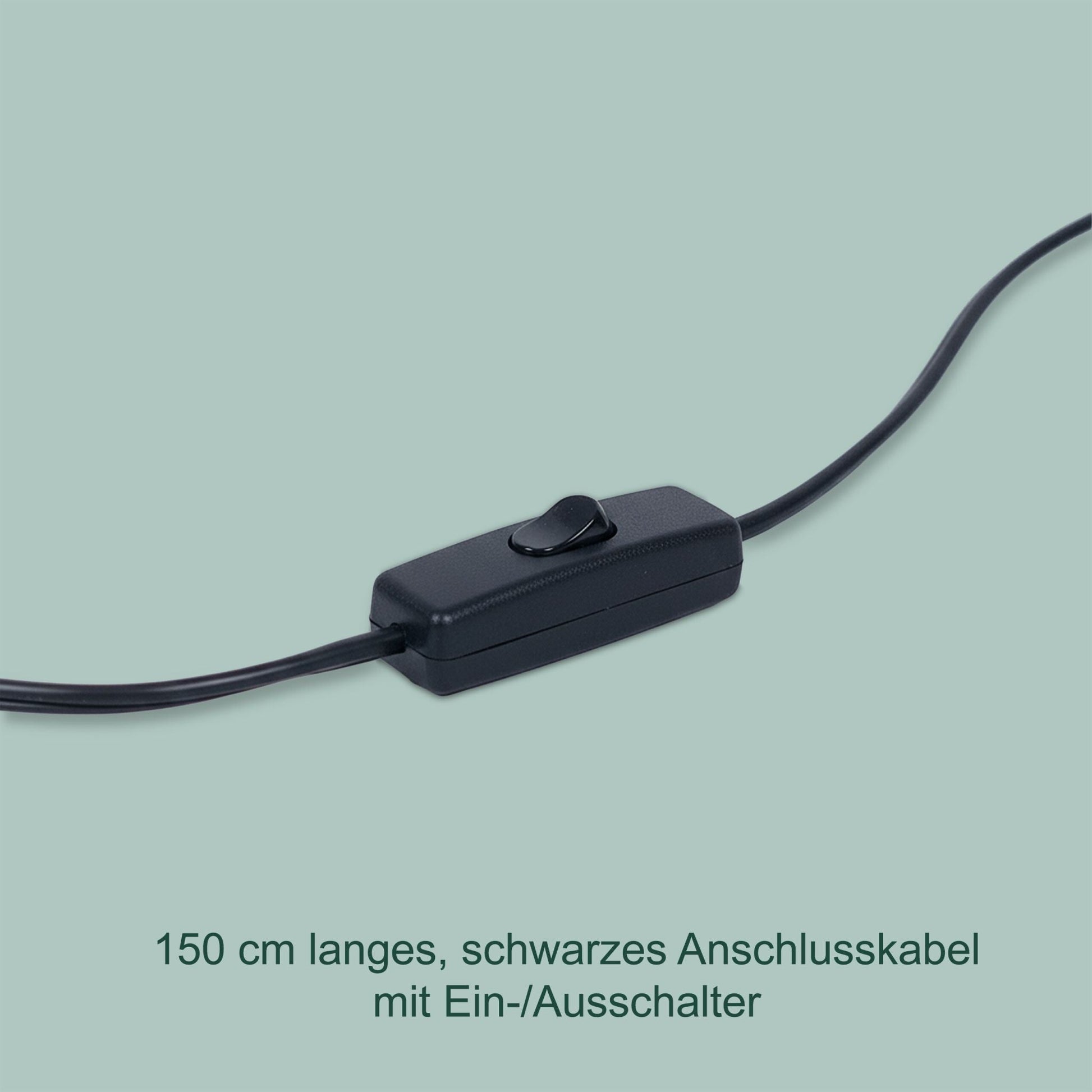 Tischlampe Pilz Schwarz von Relaxdays