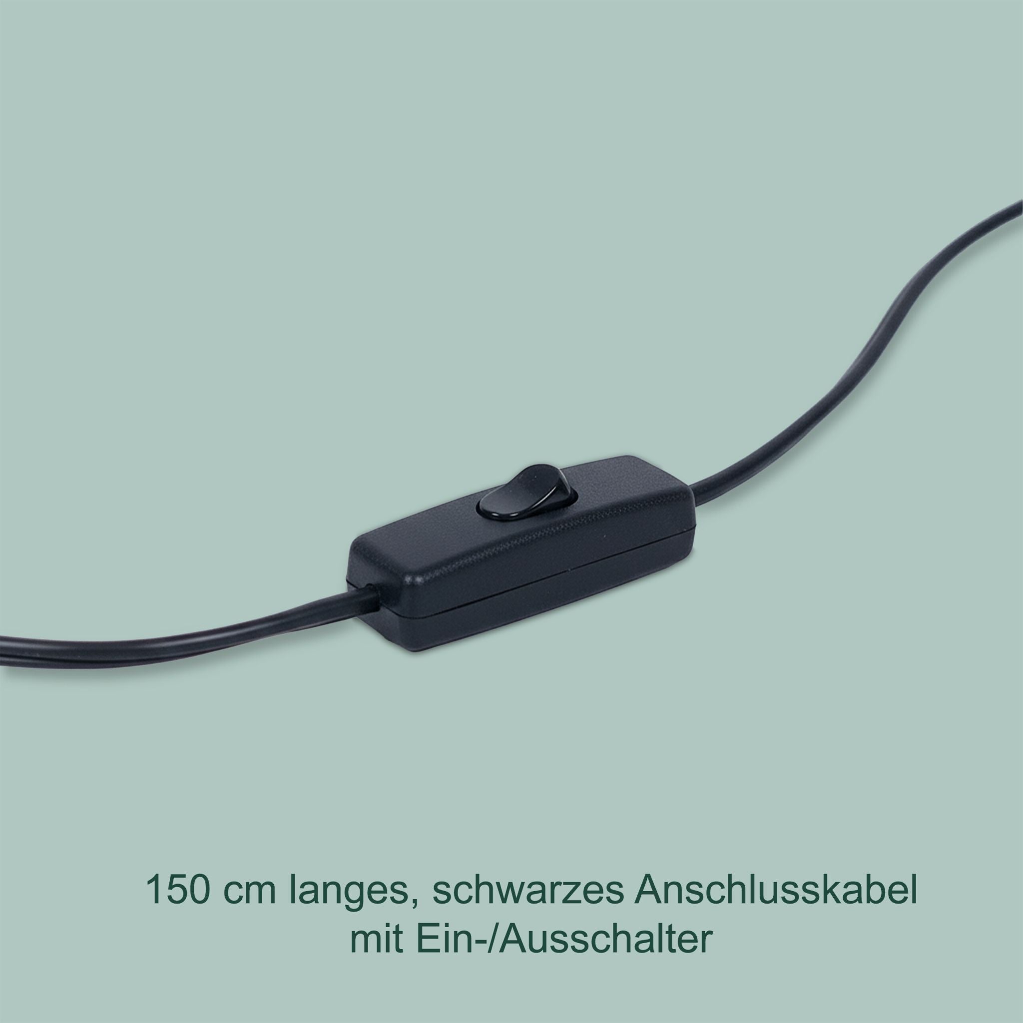 Tischlampe Pilz Grün von Relaxdays