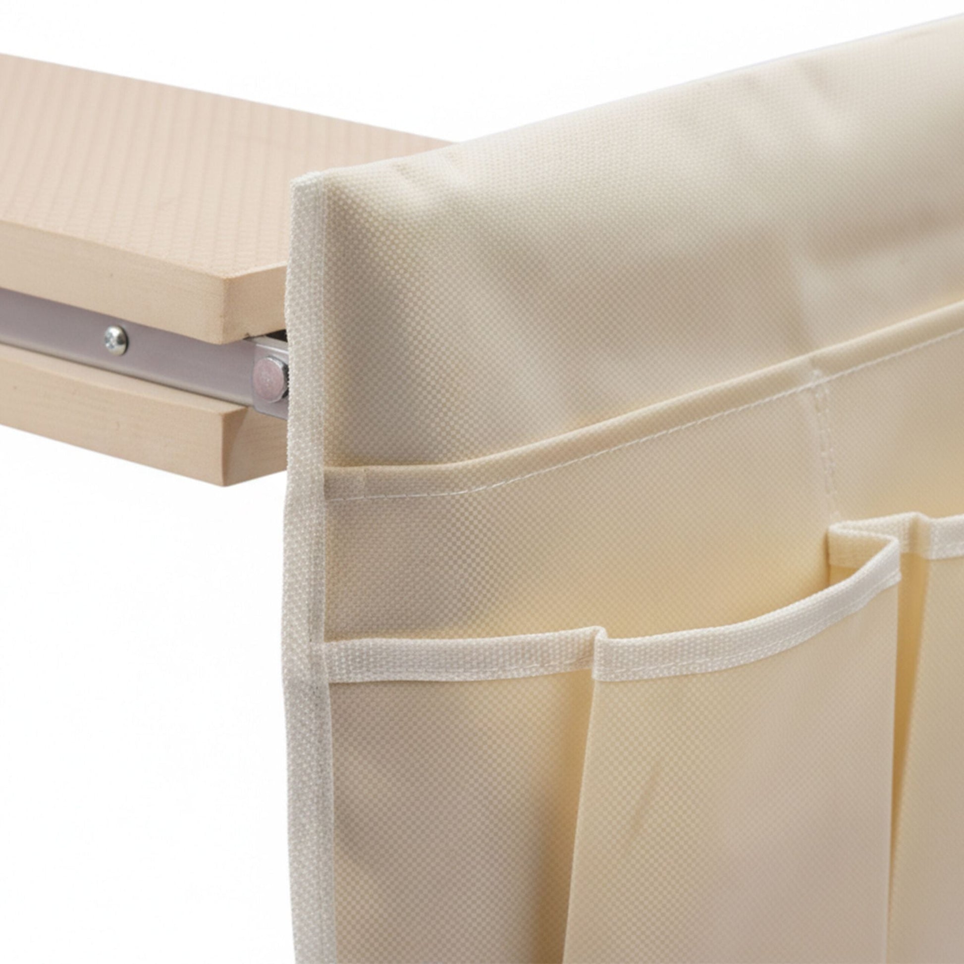 Kniebank Gartenarbeit mit Taschen Beige-Silber von Relaxdays