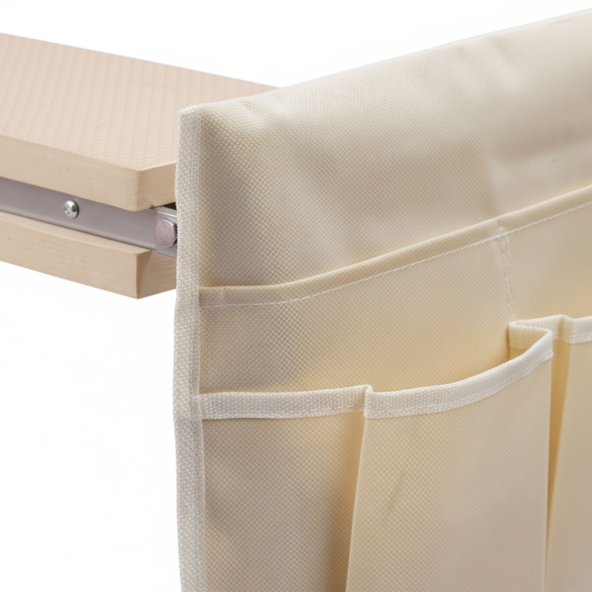 Kniebank Gartenarbeit mit Taschen Beige-Silber von Relaxdays