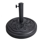 Schirmständer Sonnenschirm 12 kg Schwarz von Relaxdays