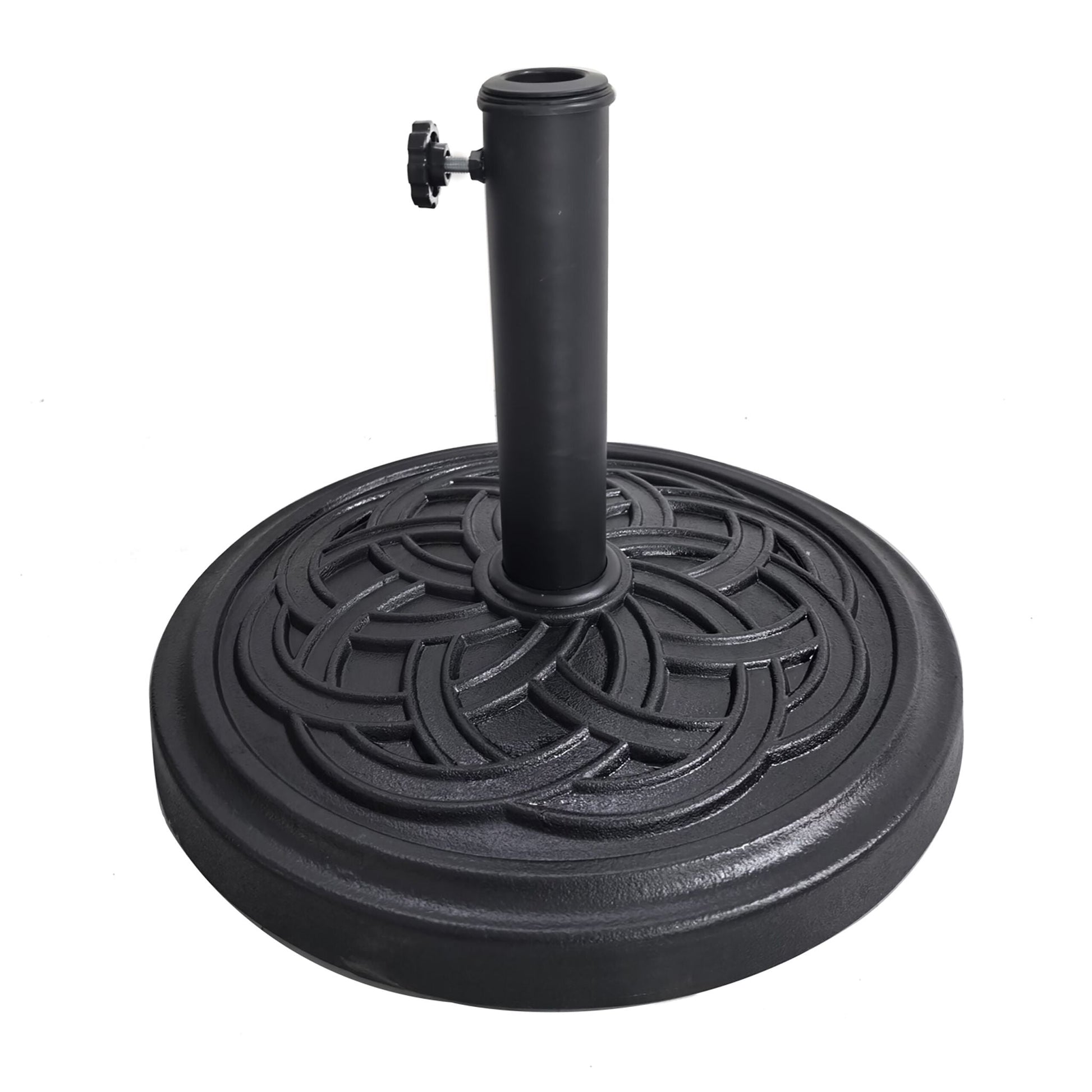 Schirmständer Sonnenschirm 12 kg Schwarz von Relaxdays