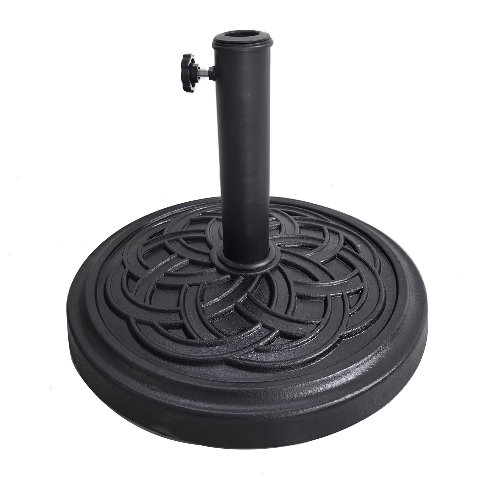 Schirmständer Sonnenschirm 12 kg Schwarz von Relaxdays
