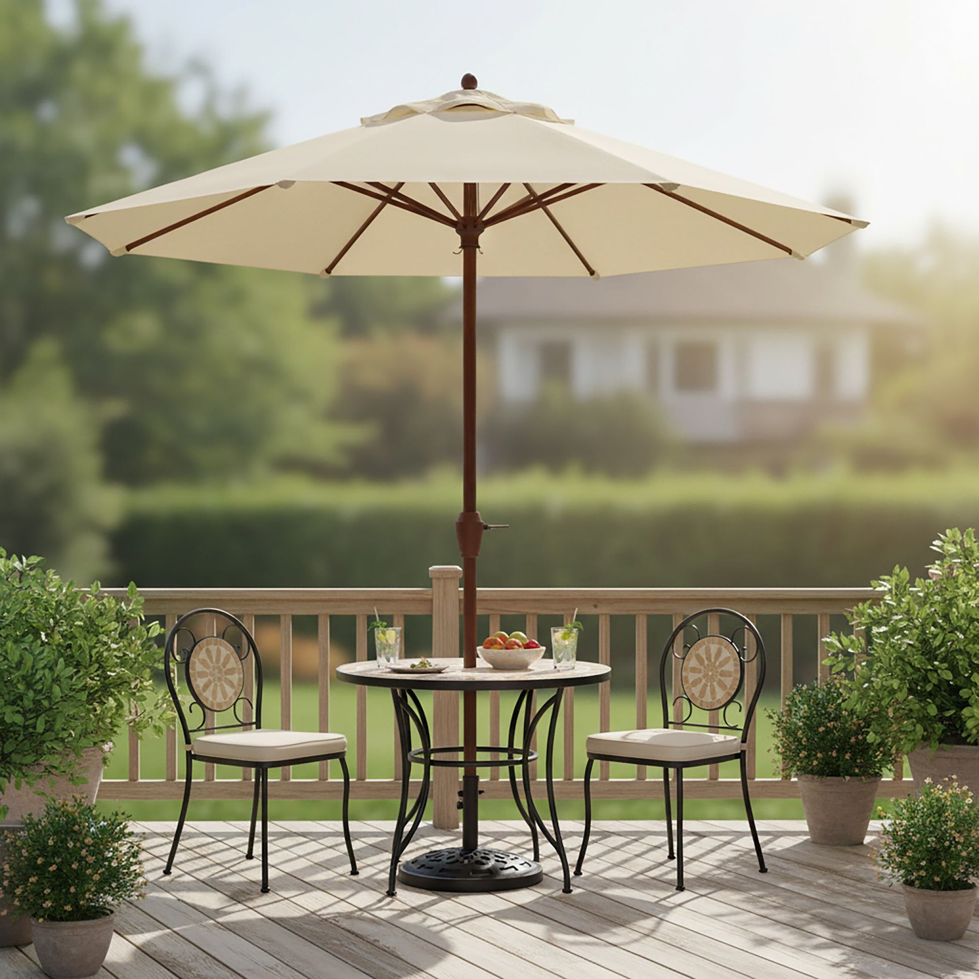 Schirmständer Sonnenschirm 14 kg Schwarz von Relaxdays