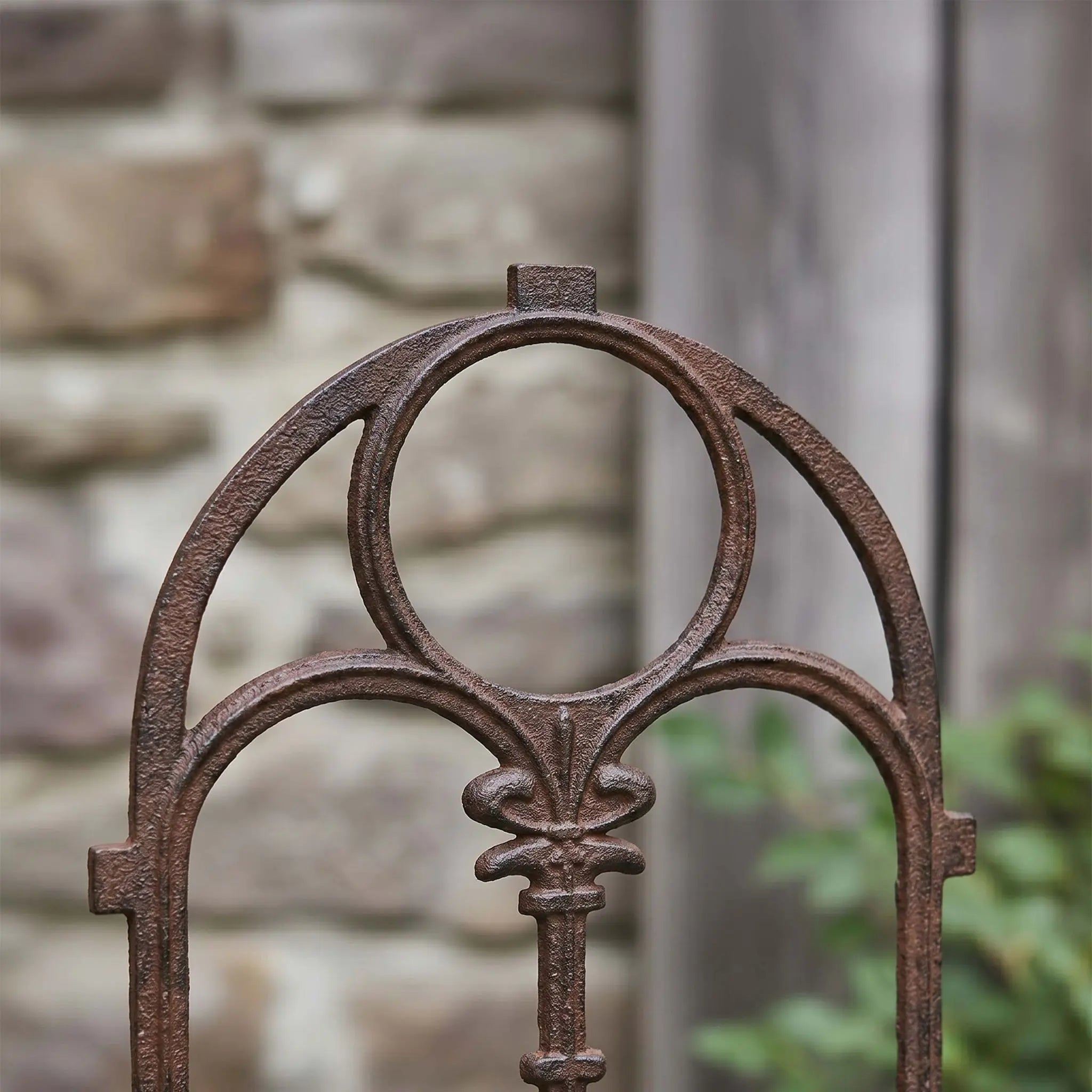 Stallfenster antik Gusseisen Braun von Relaxdays
