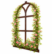 Stallfenster antik Gusseisen Braun von Relaxdays