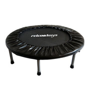 Indoor Trampolin Ø 95cm Schwarz von Relaxdays