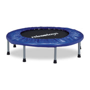 Indoor Trampolin Ø 95cm Blau-Schwarz von Relaxdays