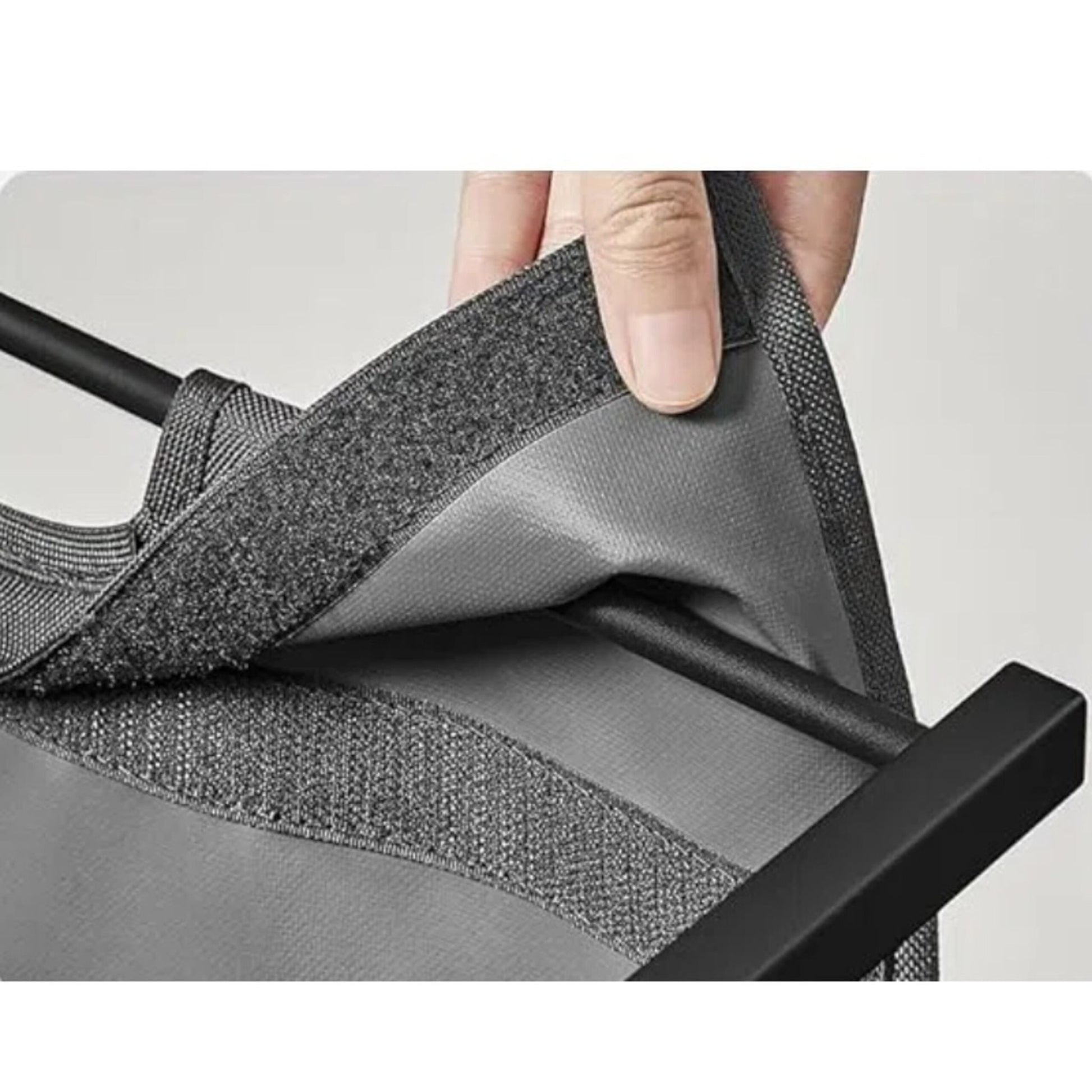 Wäschesammler mit Ablage Braun-Schwarz von Relaxdays