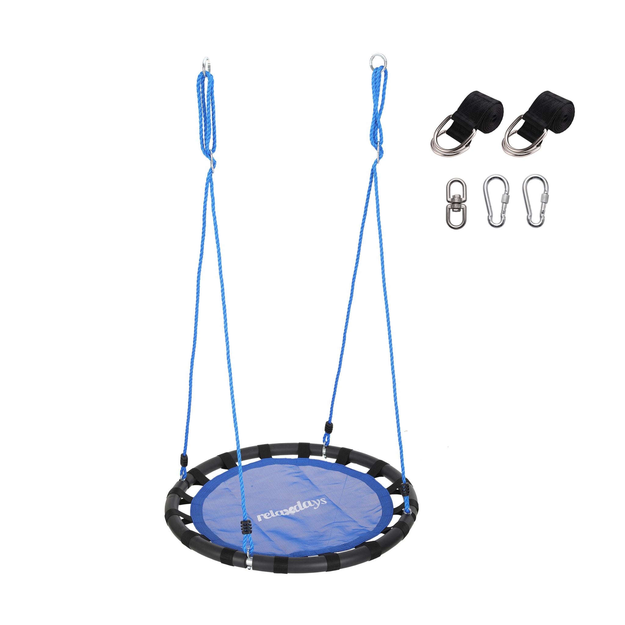 Nestschaukel 80cm Blau von Relaxdays