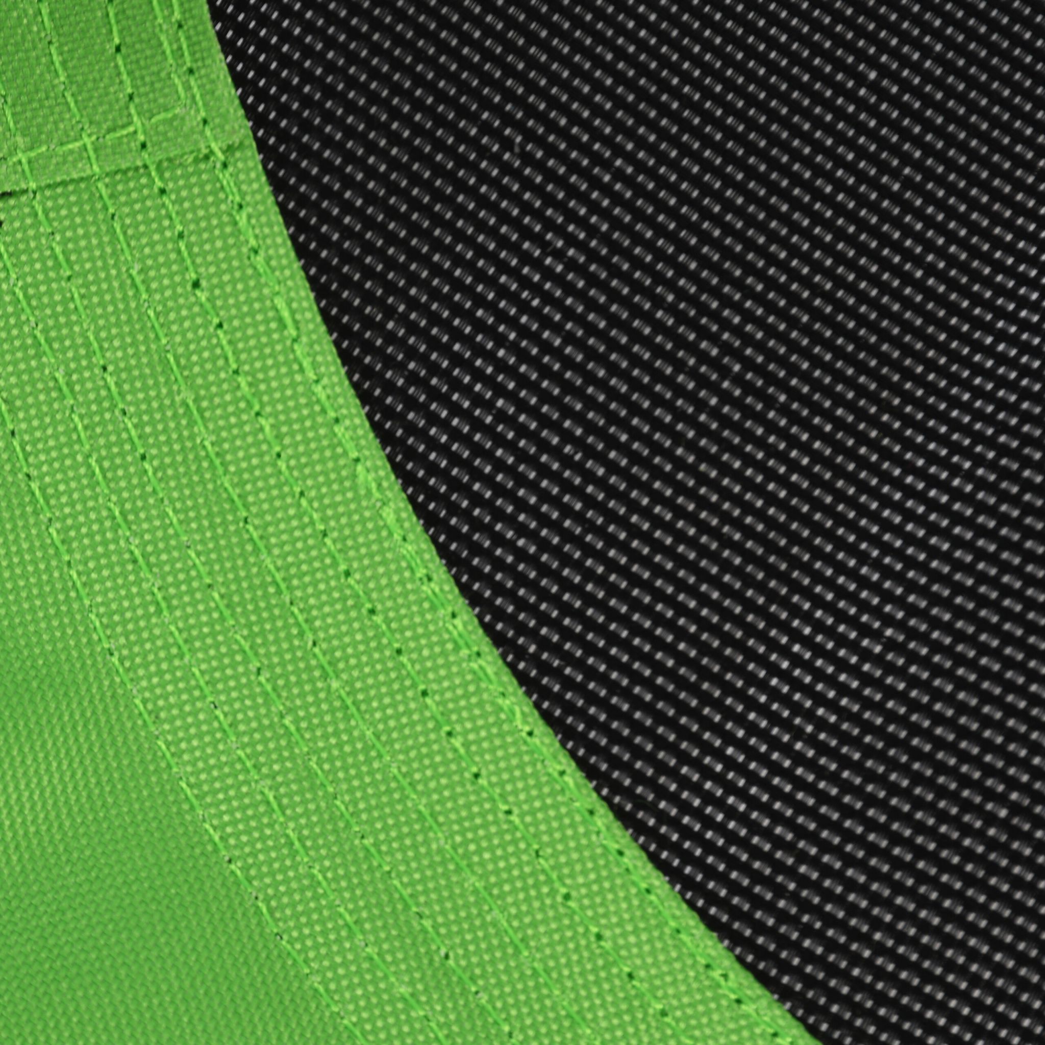 Nestschaukel Kinder Schaumstoffgriffe Weiss-Grün-Schwarz von Relaxdays