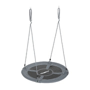 Nestschaukel Kinder bis 300 kg Weiss-Schwarz-Grau von Relaxdays