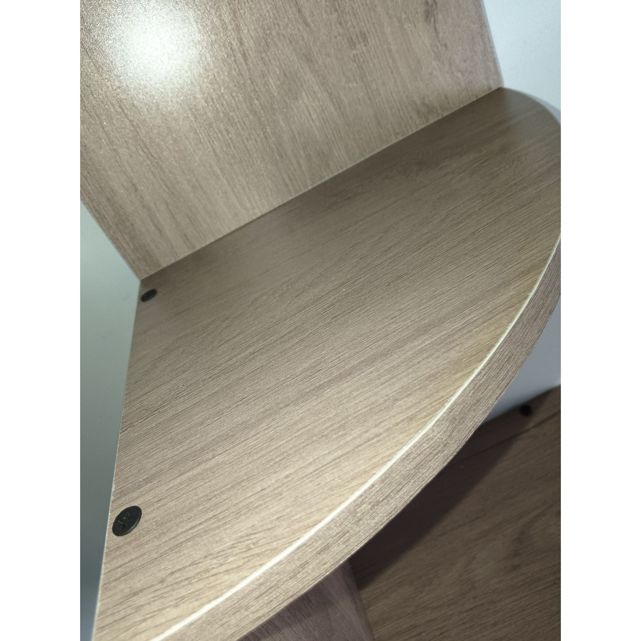Eckregal Wand 5 Etagen Grau von Relaxdays