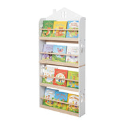 Bücherregal Kinder Haus Weiss-Hellbraun von guteszeug.ch