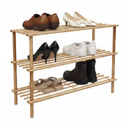 Schuhregal Bambus Hellbraun von Relaxdays