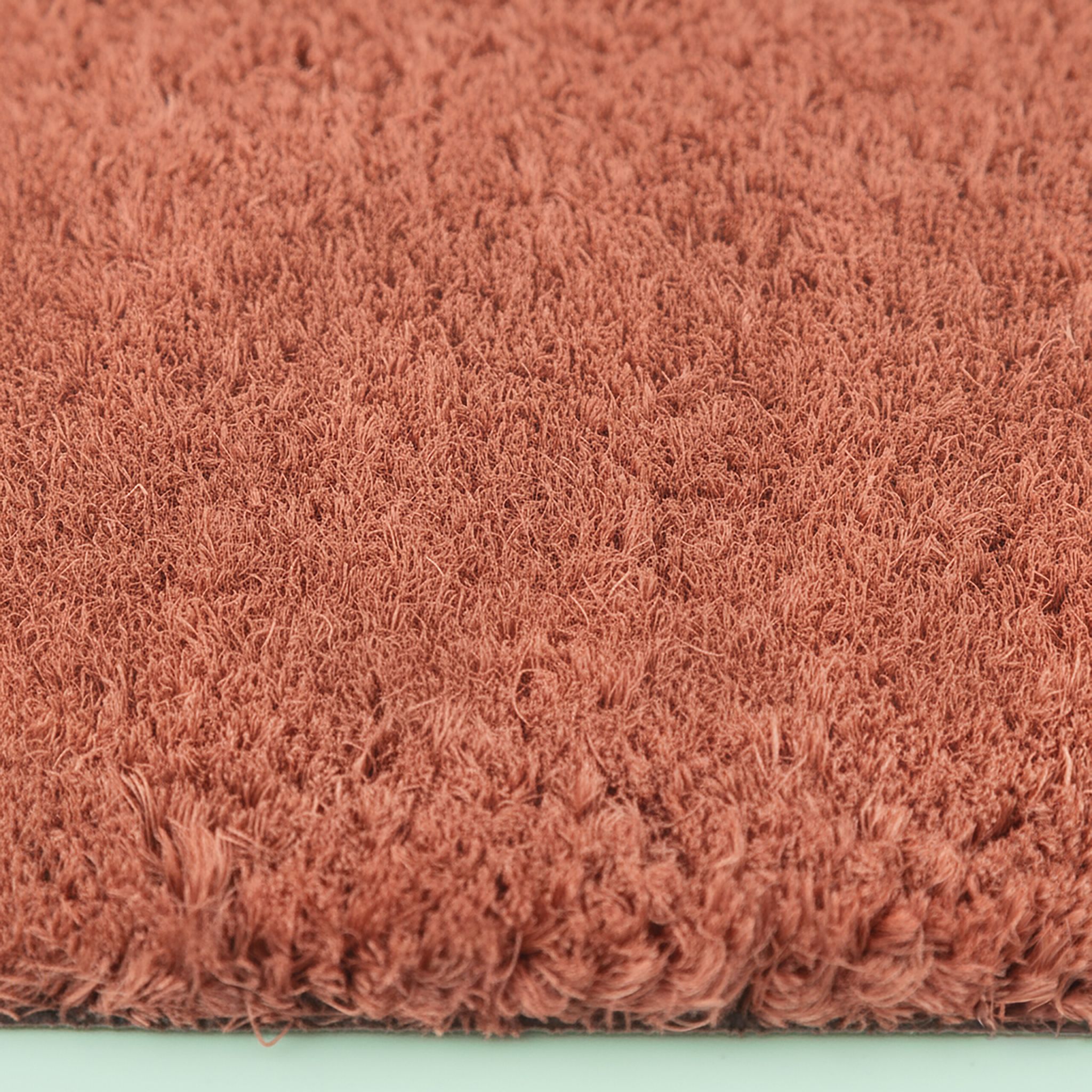 Kokos Fussmatte 60x40cm Pink-Rot von Relaxdays