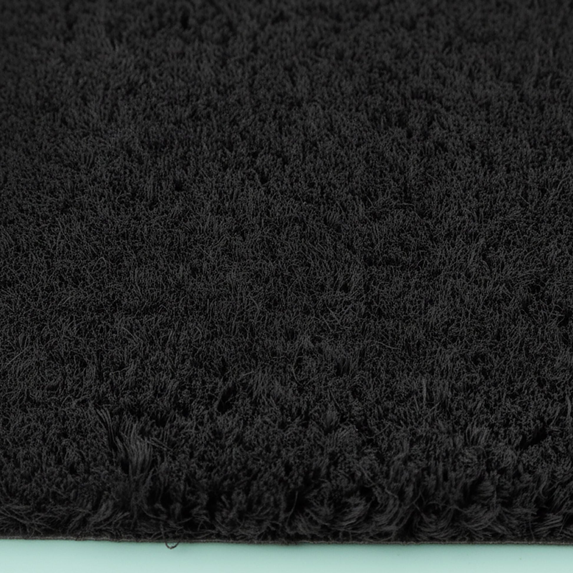 Kokos Fussmatte 60x40cm Weiss-Blau-Schwarz von Relaxdays
