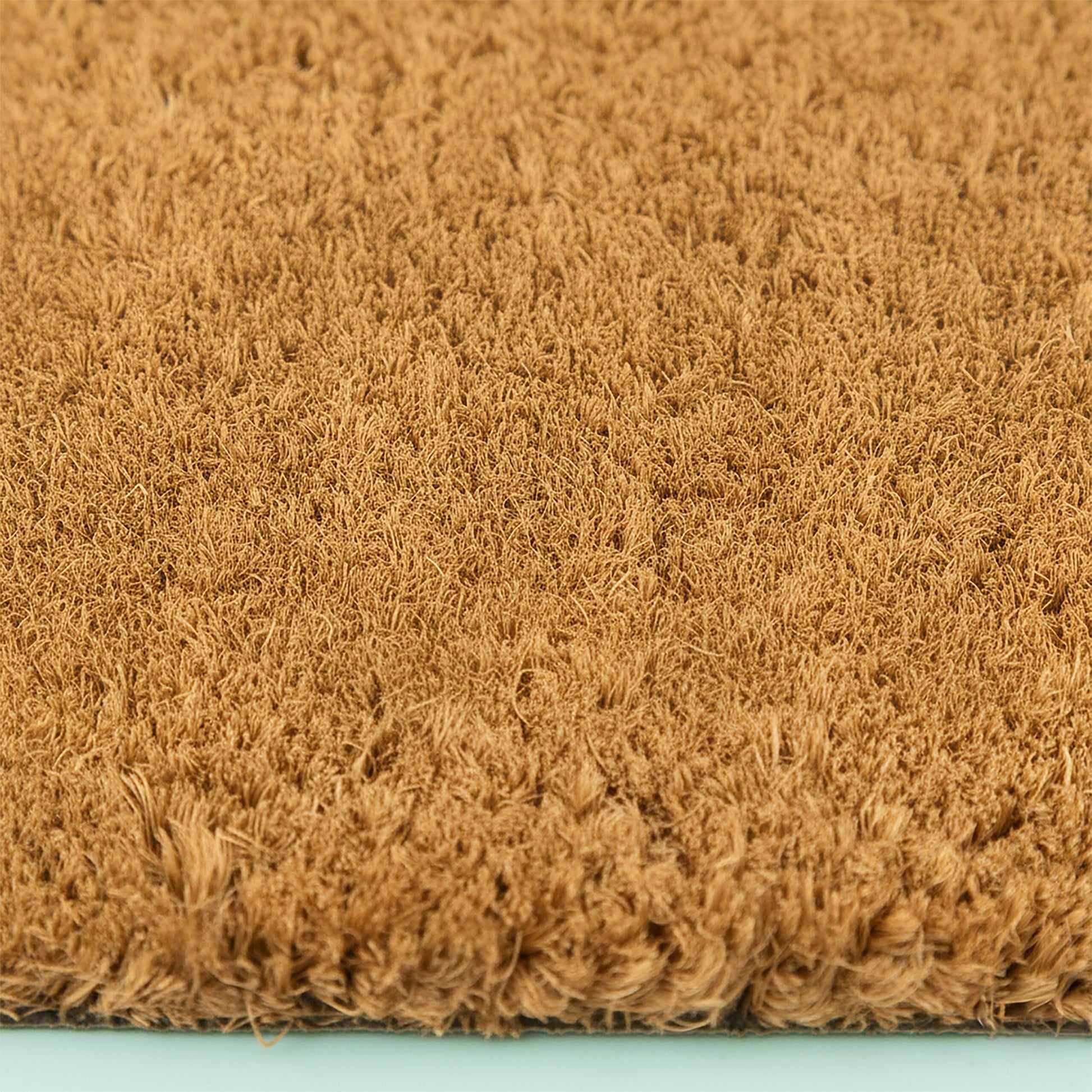 Kokos Fussmatte Winter 60x40cm Weiss-Hellbraun-Schwarz von Relaxdays