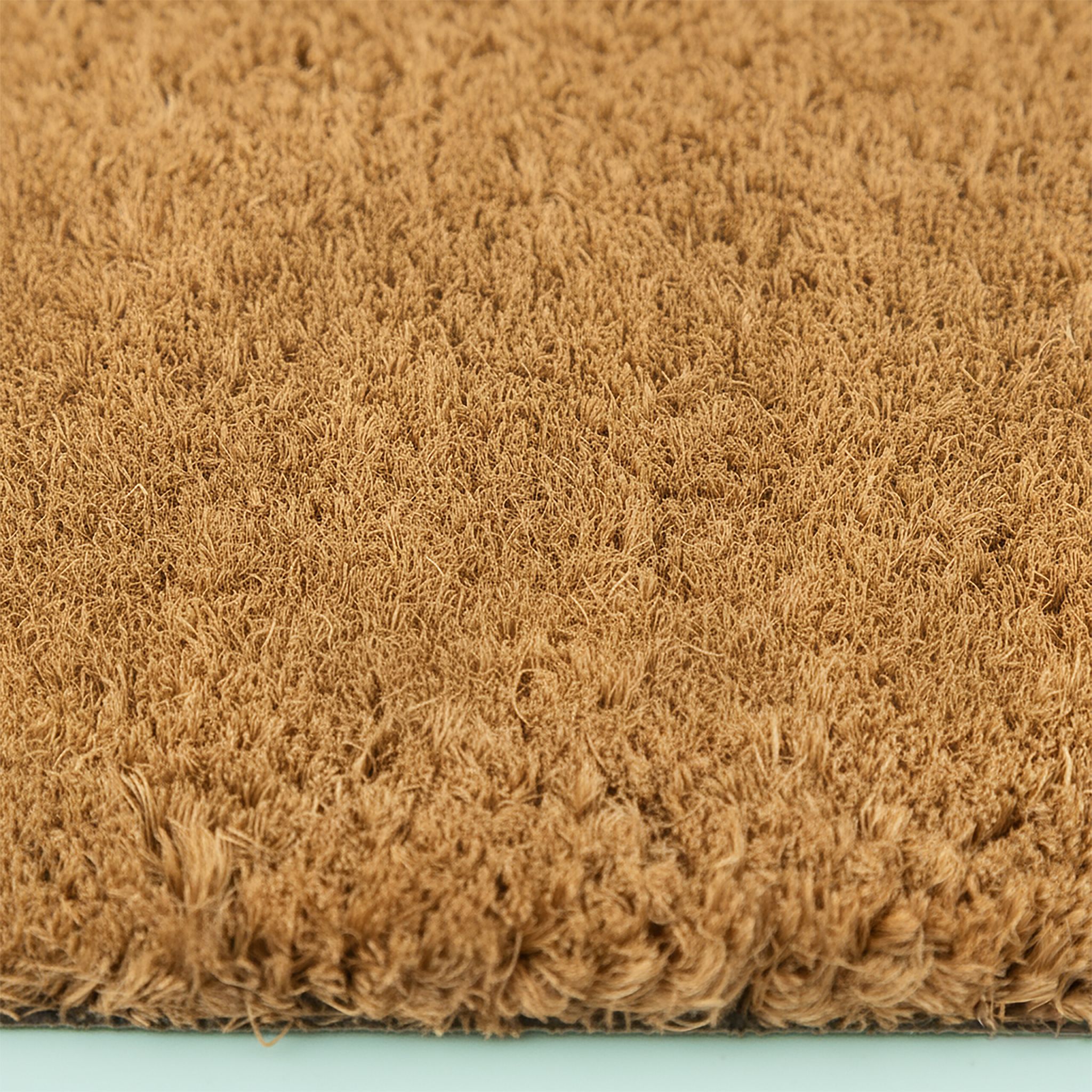 Kokos Fussmatte Tiere 60x40cm Braun-Hellbraun von Relaxdays