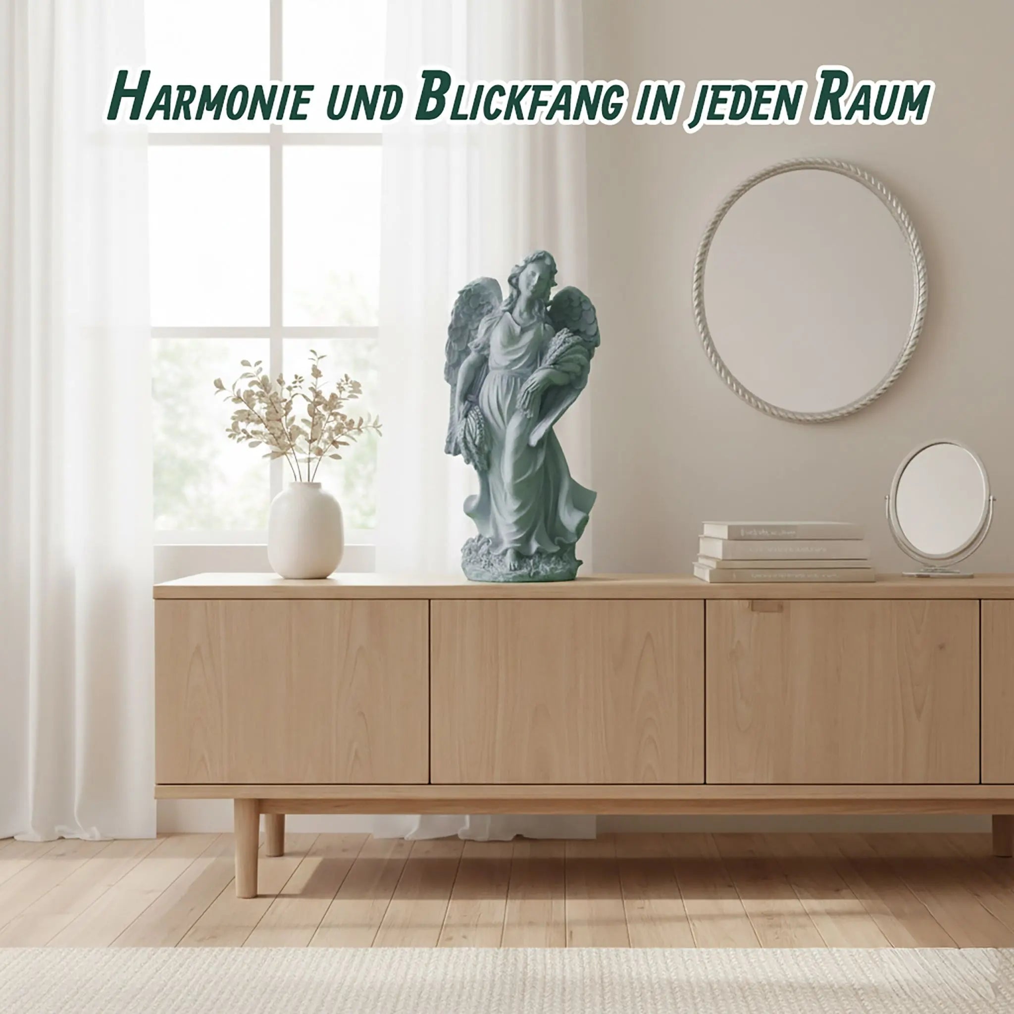 Grosser Grabengel Grau von Relaxdays