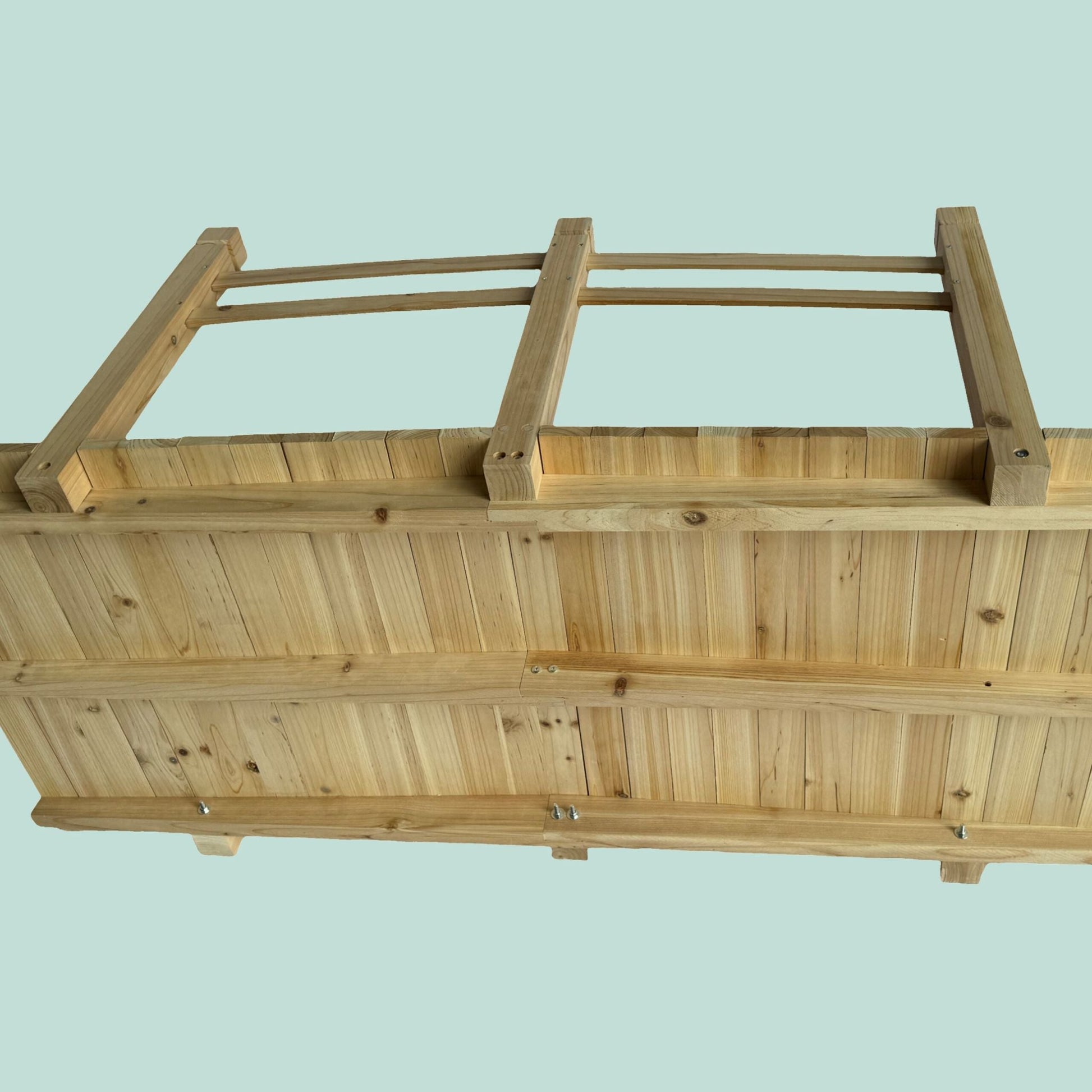 Garten Brücke Tannenholz Hellbraun von Relaxdays