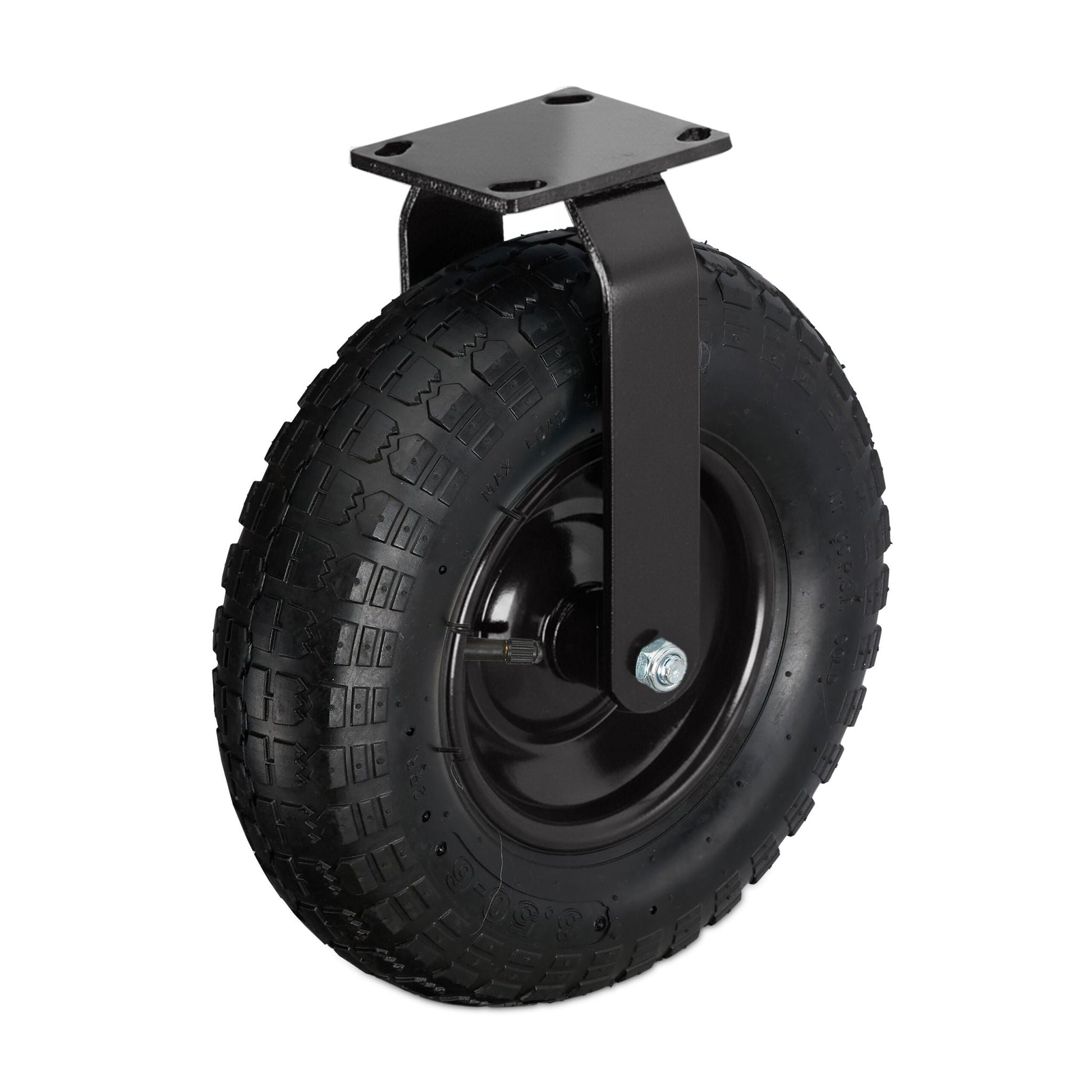 Bockrolle 3.50-4 Schwarz von Relaxdays