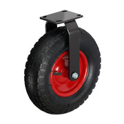 Bockrolle 3.50-4 Rot-Schwarz von Relaxdays