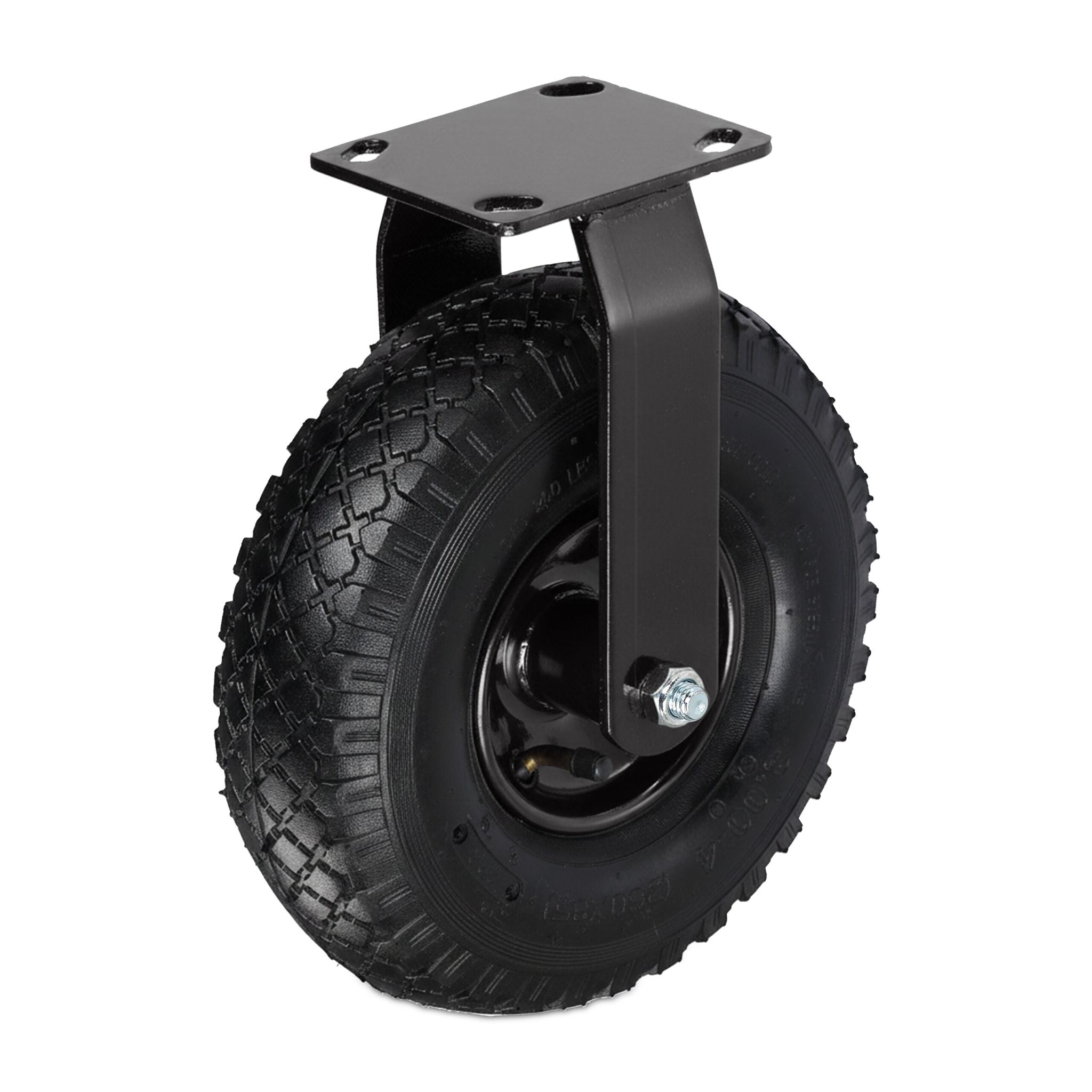 Bockrolle 3.00-4 Schwarz von Relaxdays